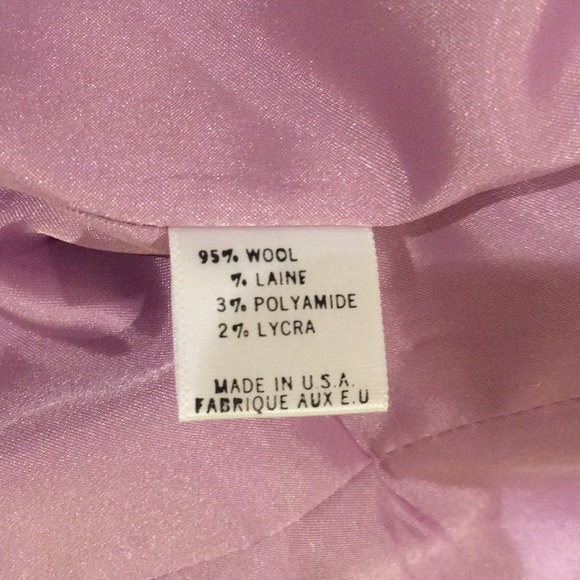 Theory NWOT Camelia Pink Wool Pea Coat.  6 - Picture 7 of 10